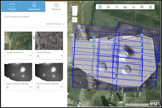 Products pane and viewer Products pane and viewer
